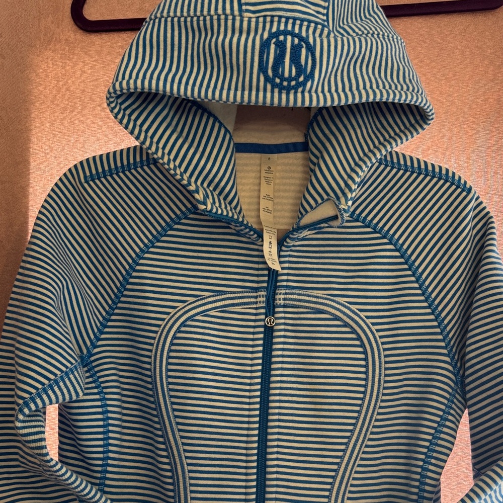 Lululemon Blue and White Hoodie
